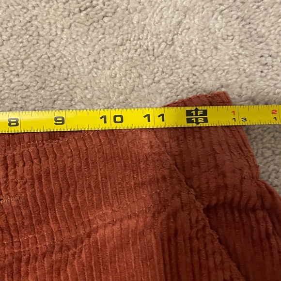 Pact Organic Women's Corduroy Cropped Wide Leg Pants - Warm Rust - Picture 5 of 11